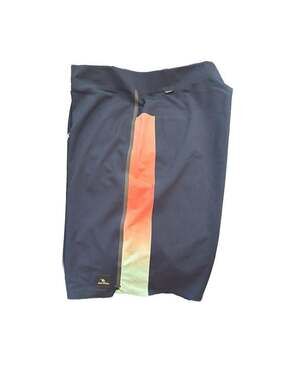 Rip Curl Mirage Board Shorts Navy Blue w/ Gradient Stripe Size 34